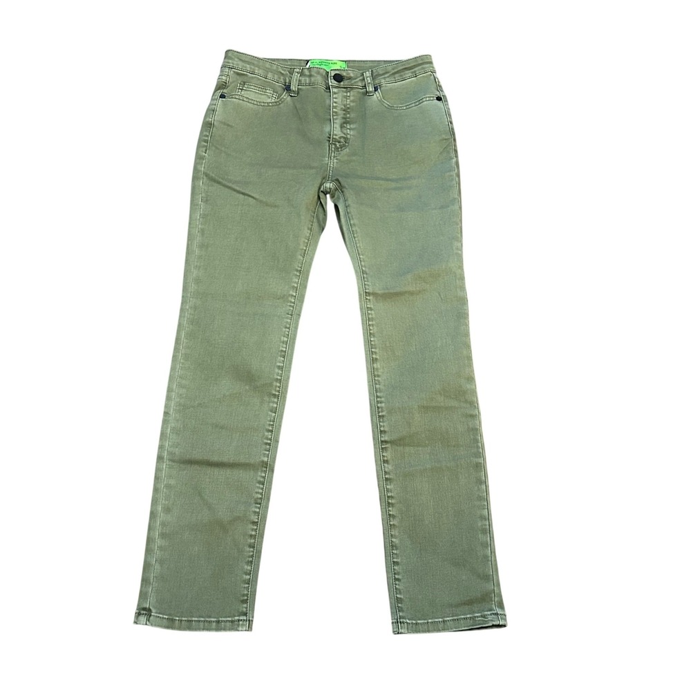 SR vs Sandrine Rose The Virgin Label Olive Army Green Skinny Jeans Size‎ 27